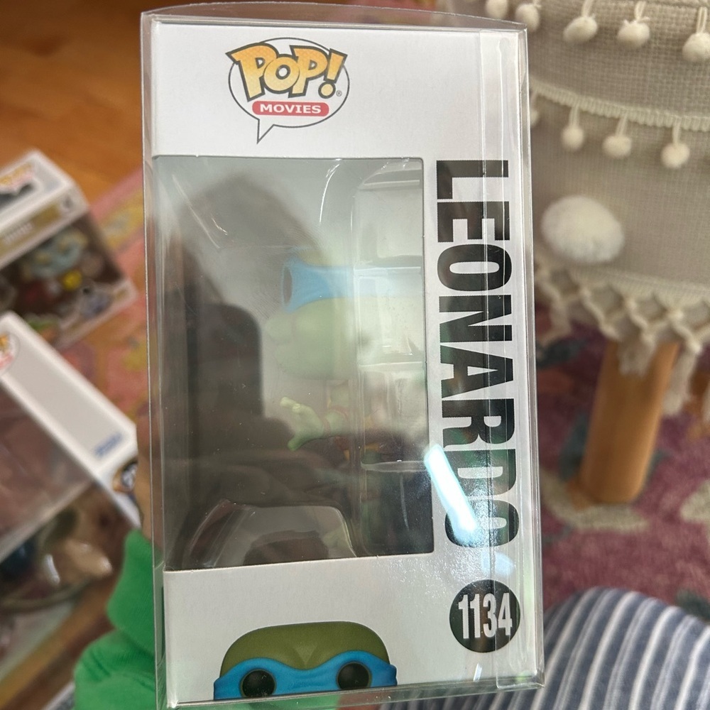 Leonardo Funko Pop! Movies 1134 Teenage Mutant Ninja Turtles Pop TMNT 2 - Picture 7 of 8